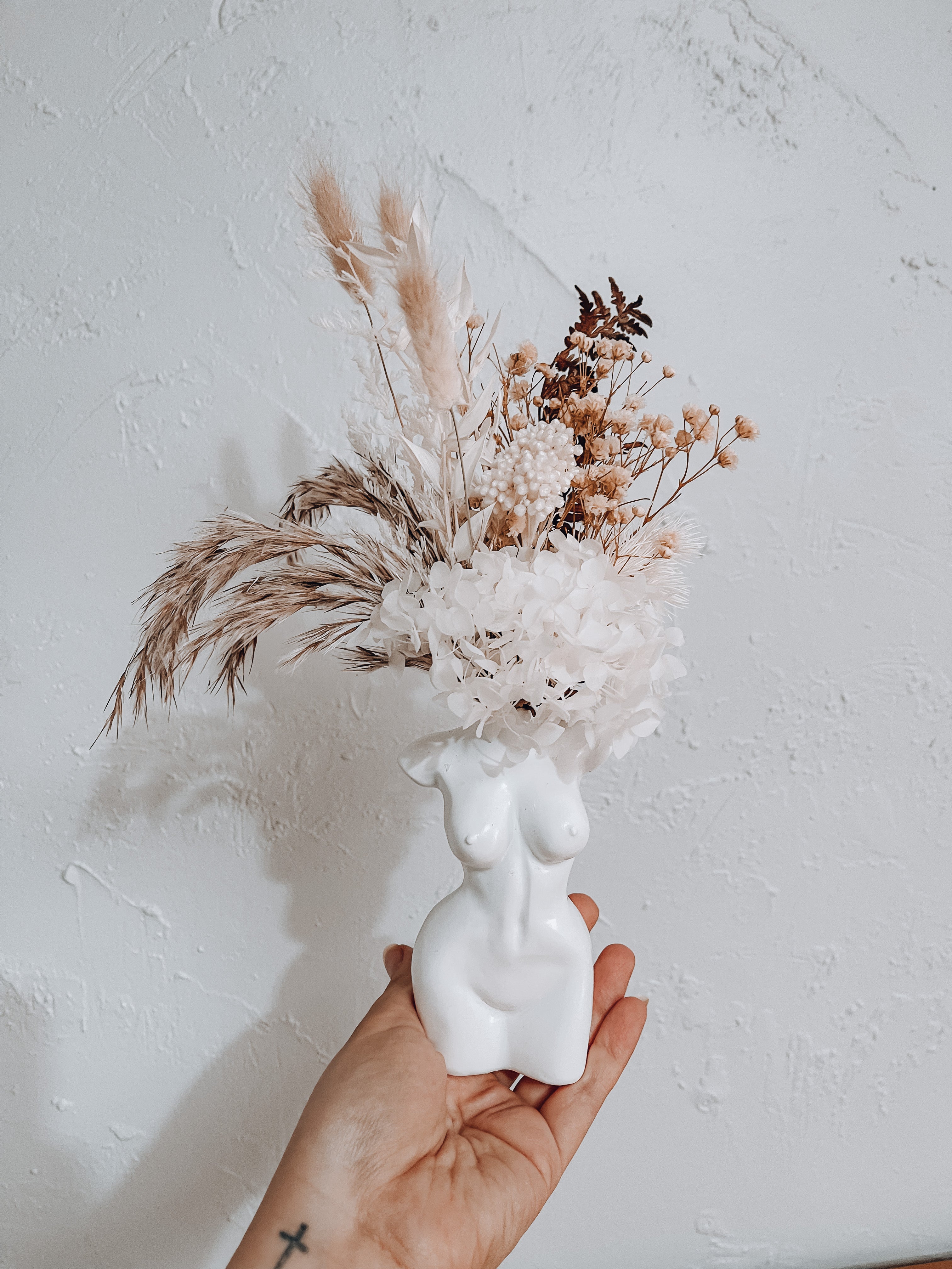 Mini Goddess Body Blooms - white/natural.