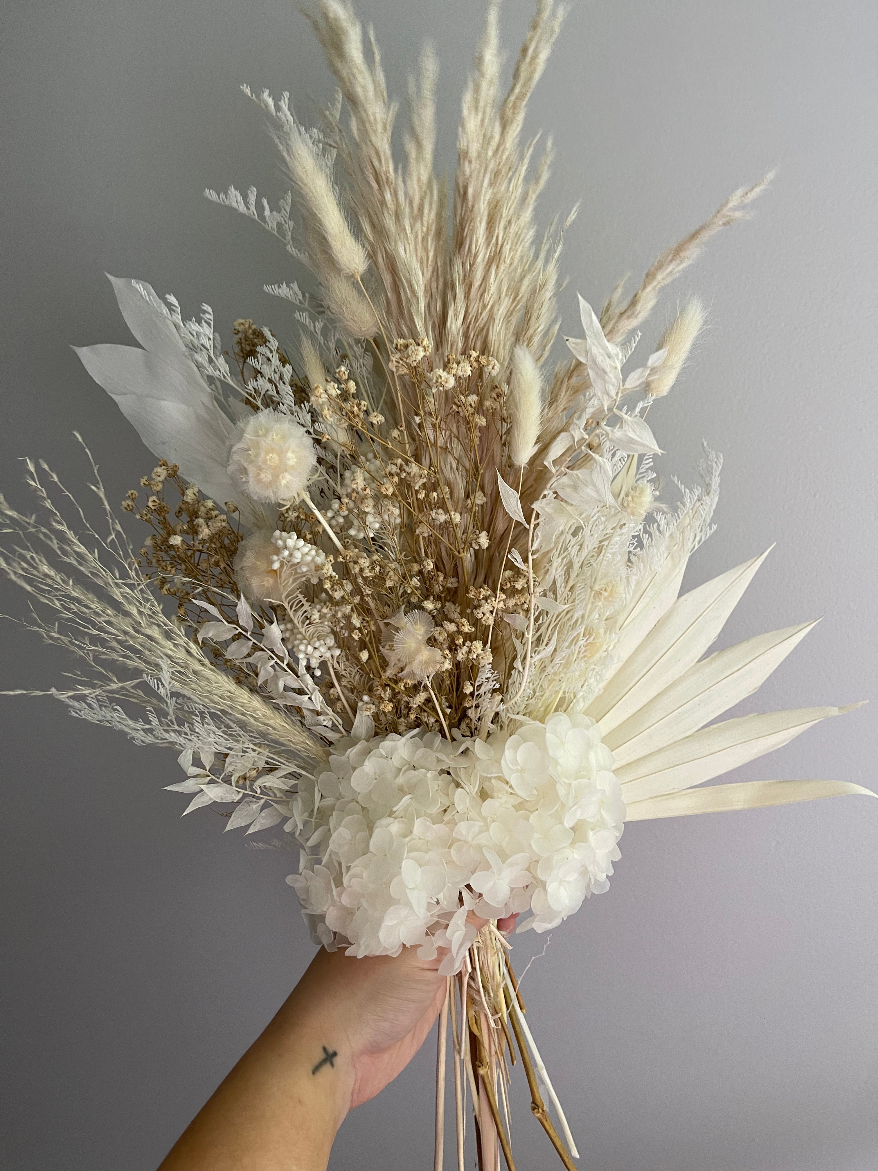 Everlasting bouquet - white/natural.
